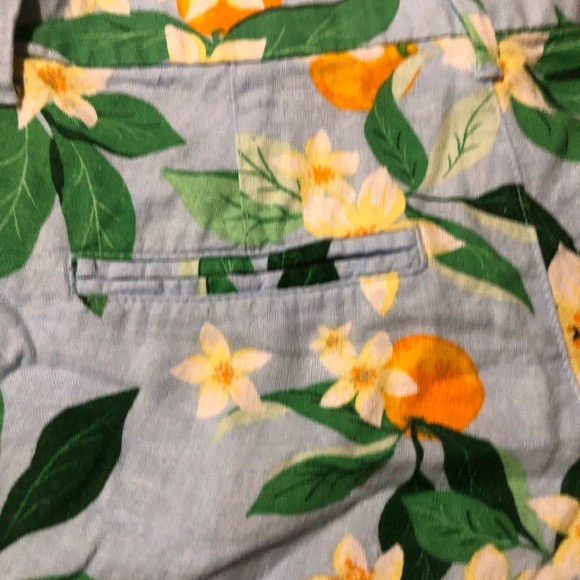 Old Navy • Blue Orange Tropical Shorts - Picture 8 of 9